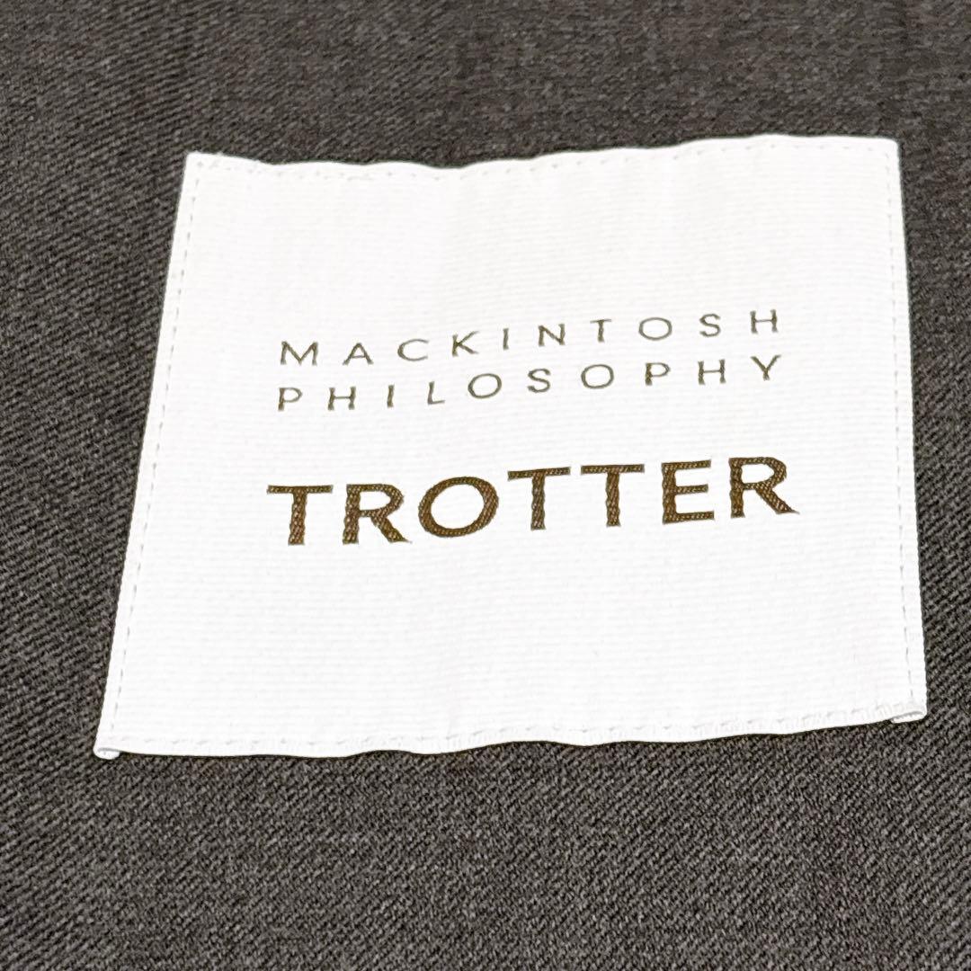 未使用✨ マッキントッシュ　トロッター　ステンカラー　ライナー　40 グレー
