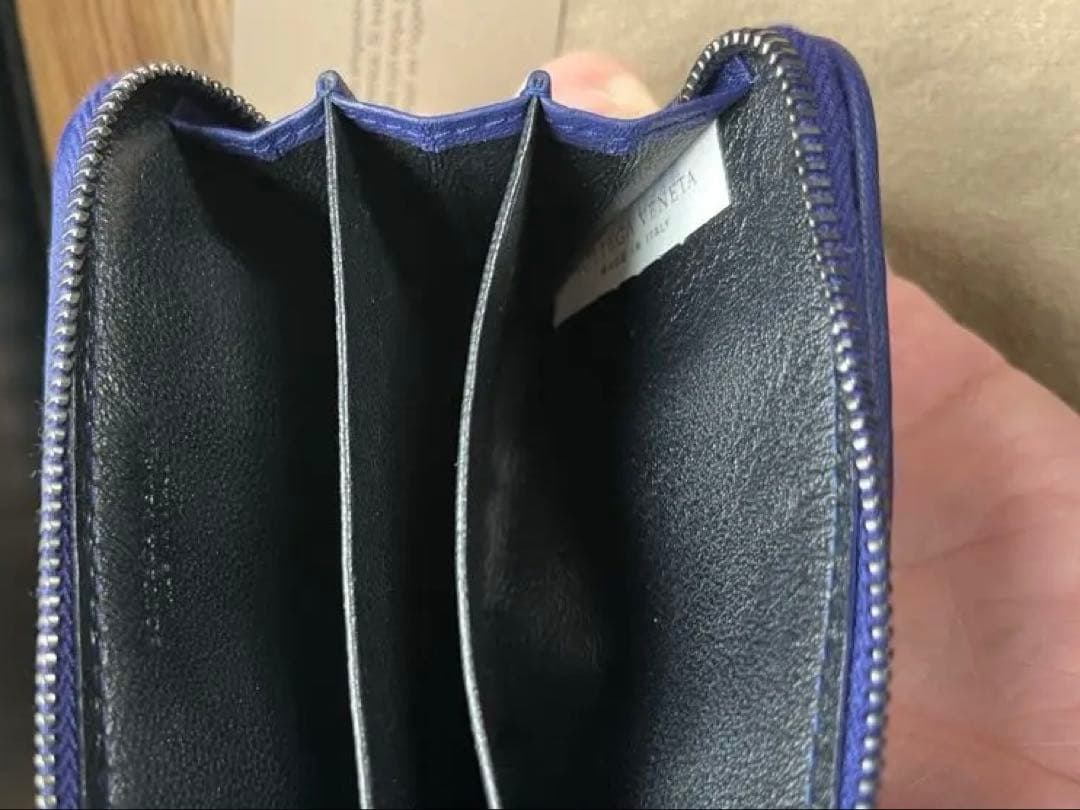 極美品ボッテガヴェネタ BOTTEGAVENETA ケース　ブルーパープル