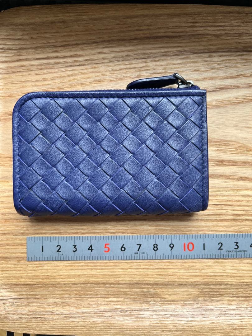 極美品ボッテガヴェネタ BOTTEGAVENETA ケース　ブルーパープル