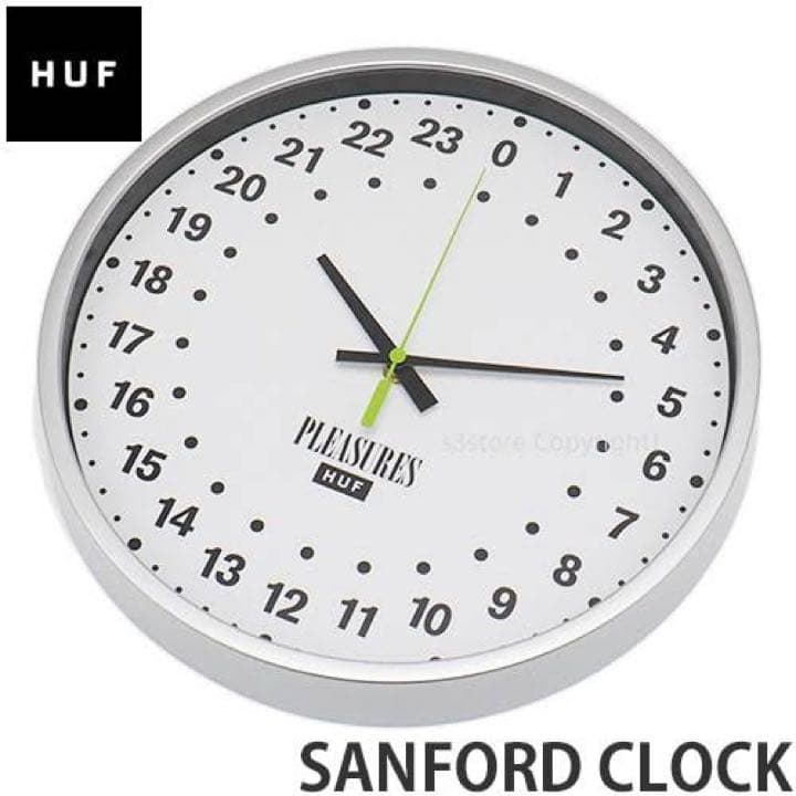 HUF × PLEASURES コラボ 掛時計
