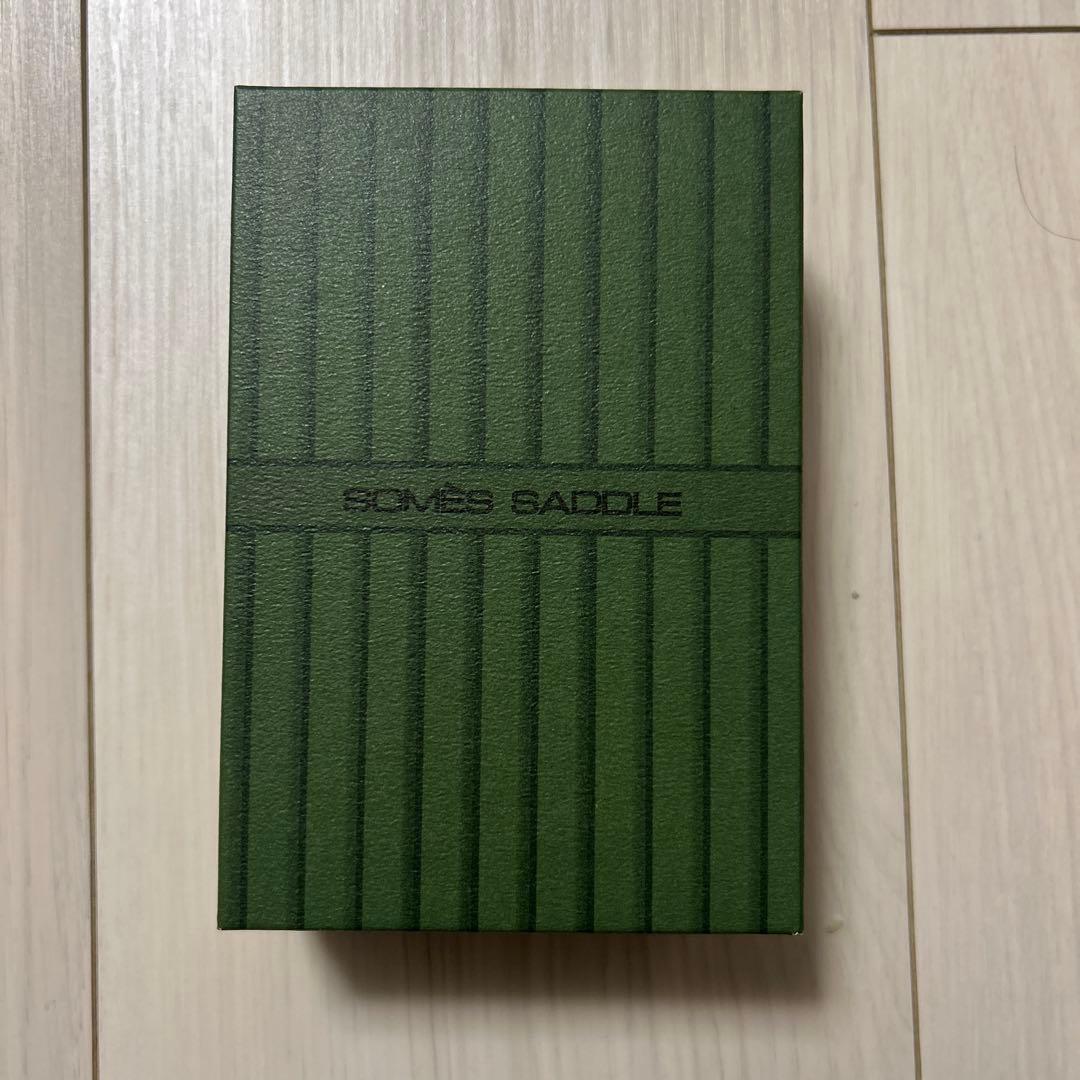 SOMES SADDLE 馬の顔デザイン キーホルダー　アッシュゴールド