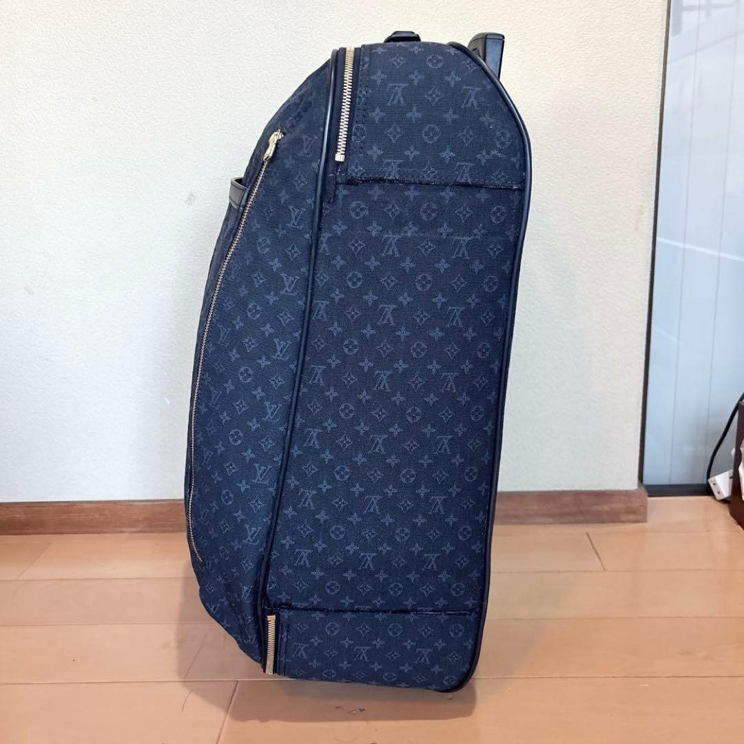 ルイヴィトン M23281 モノグラム ミニ アネット キャリー ブルー