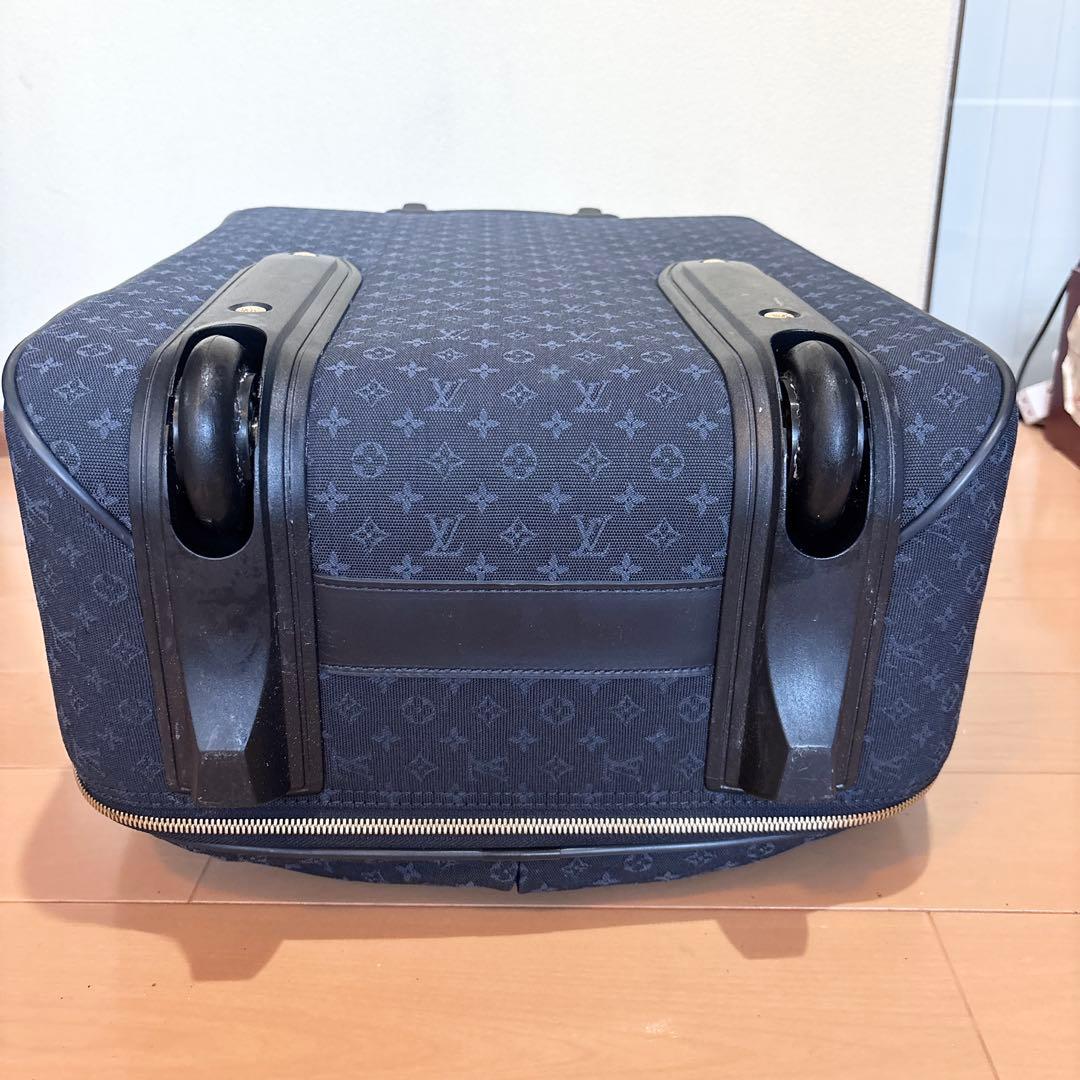 ルイヴィトン M23281 モノグラム ミニ アネット キャリー ブルー
