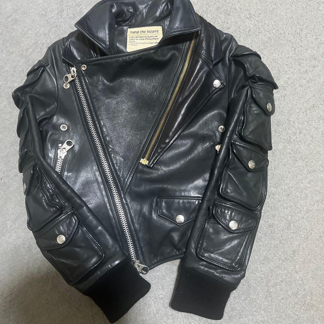 レザーレディースライダース本革banal chic bizarre