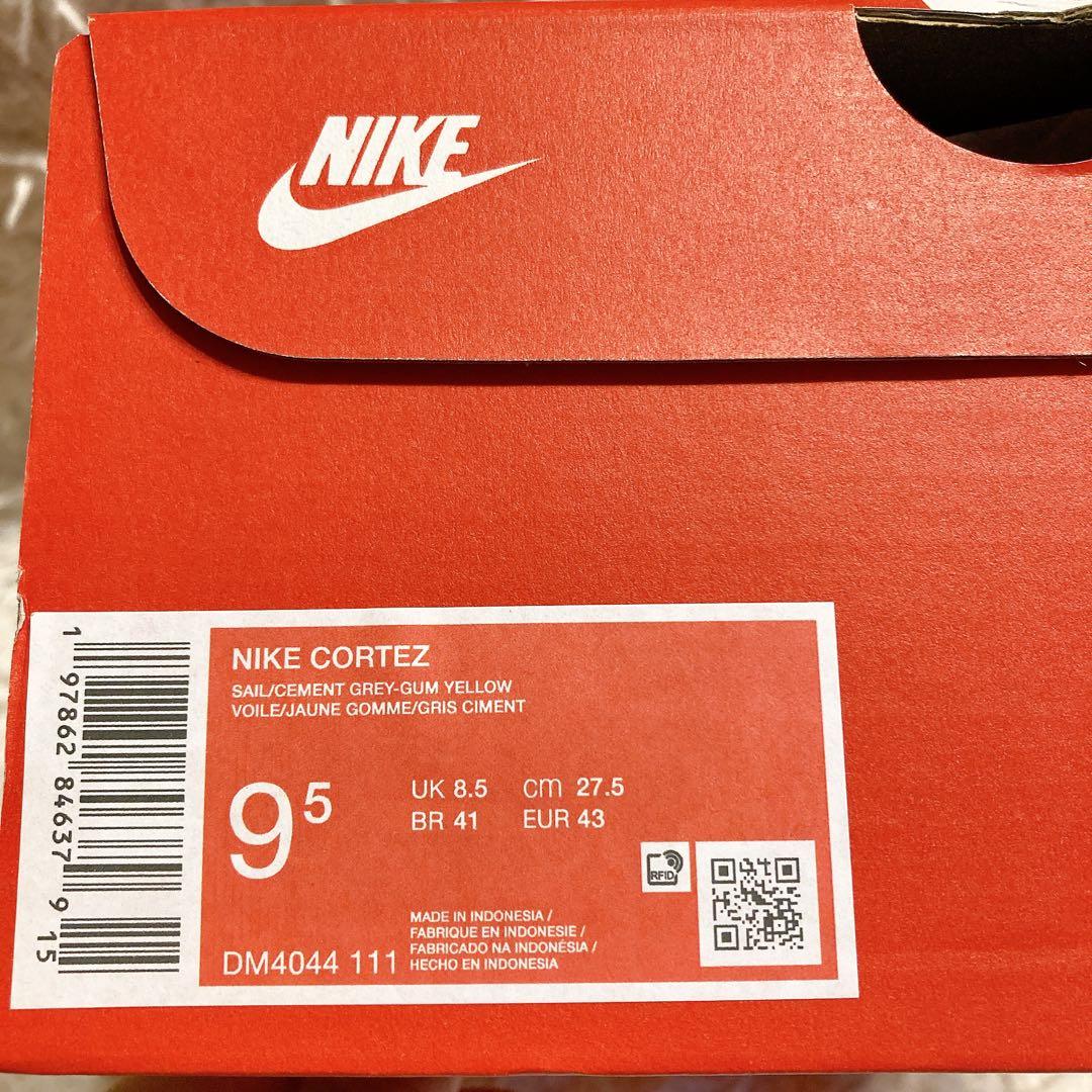 s*o様 NIKE コルテッツ 未使用 黒タグ付 27.5 セイル 正規箱