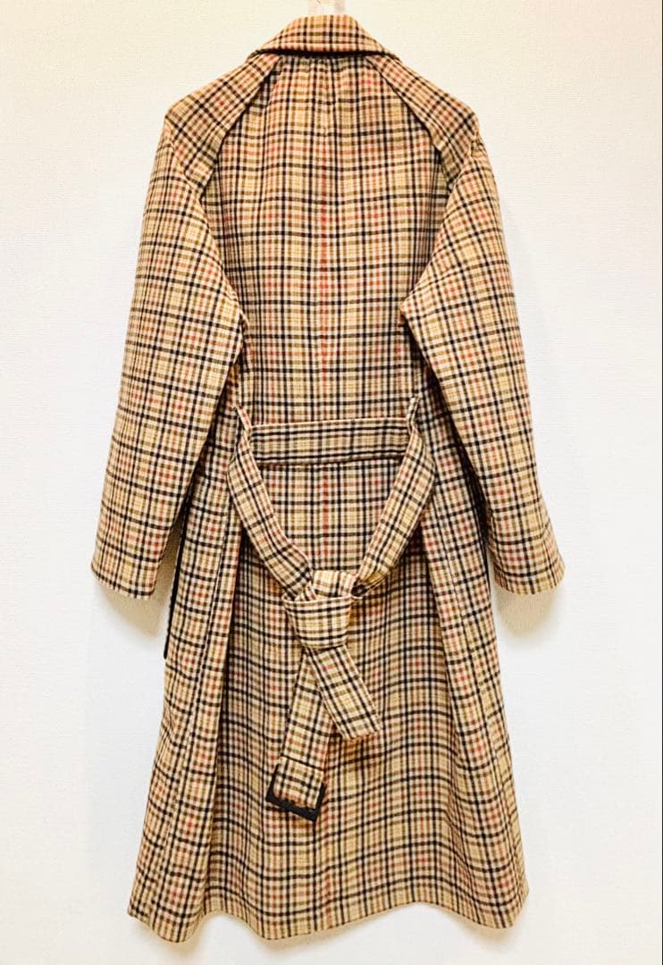 試着のみ ZARA HARRY LAMBERTトレンチコート チェック柄