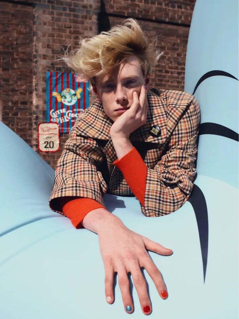 試着のみ ZARA HARRY LAMBERTトレンチコート チェック柄
