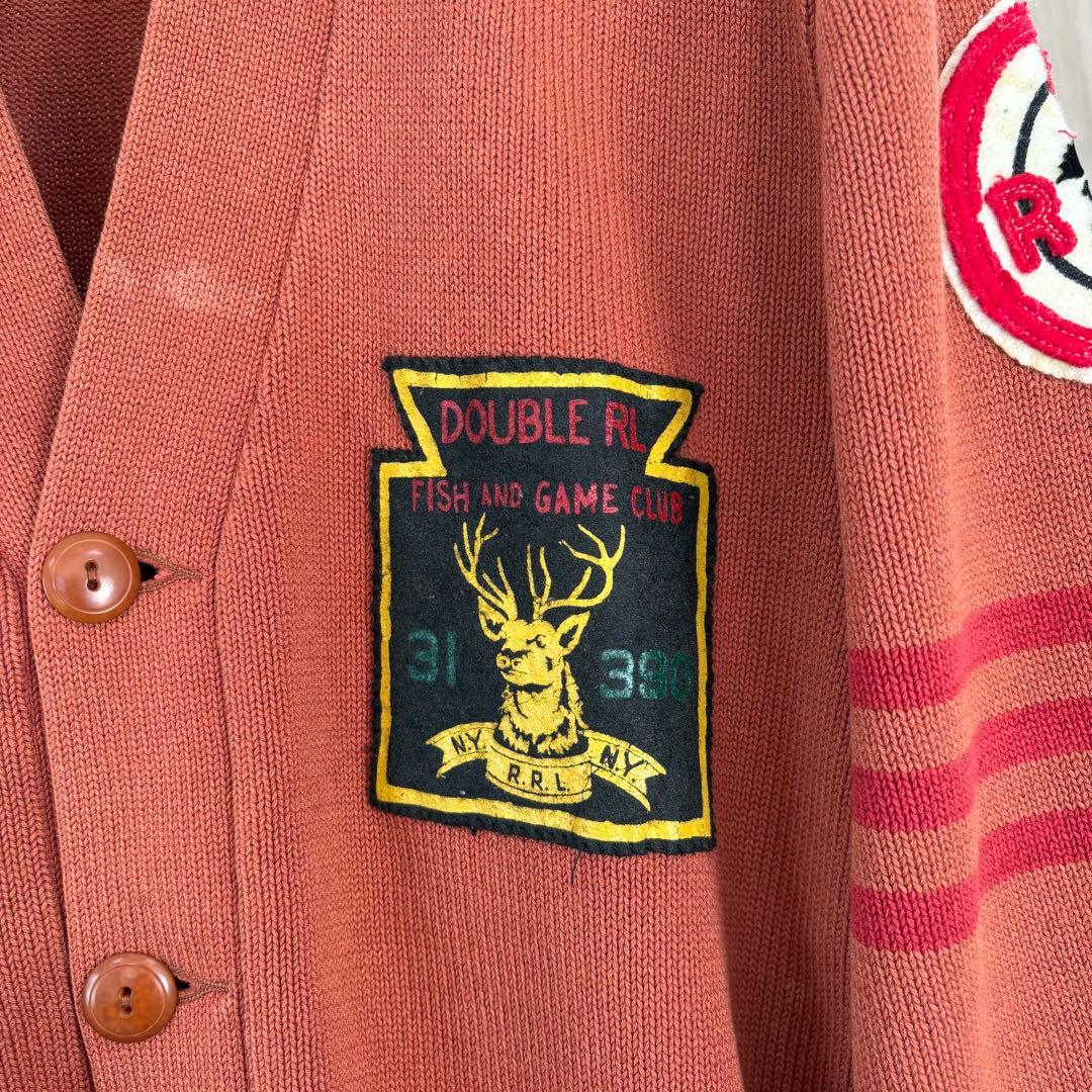 RRL Doubl RL ダブルアールエル レタード カーディガン