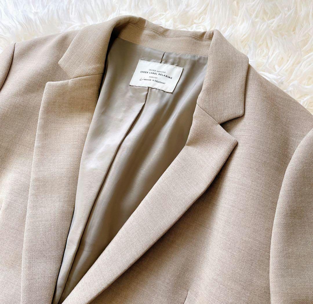 極美品✨グリーンレーベルリラクシング　スーツセットアップ　ストレッチ　洗える　M