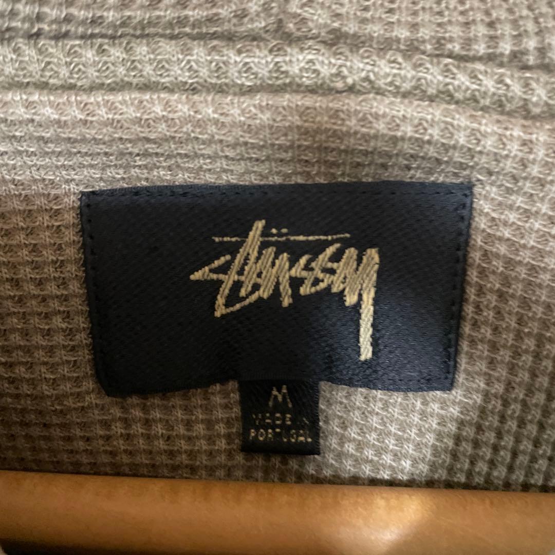 トップス stussy waffle lined zip hoodie