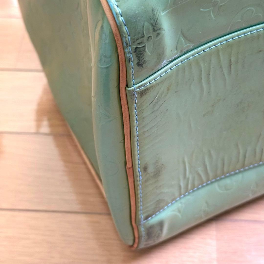 ルイヴィトン ボストンバック　ヴェルニ　ベビーブルー（ジャンク品）