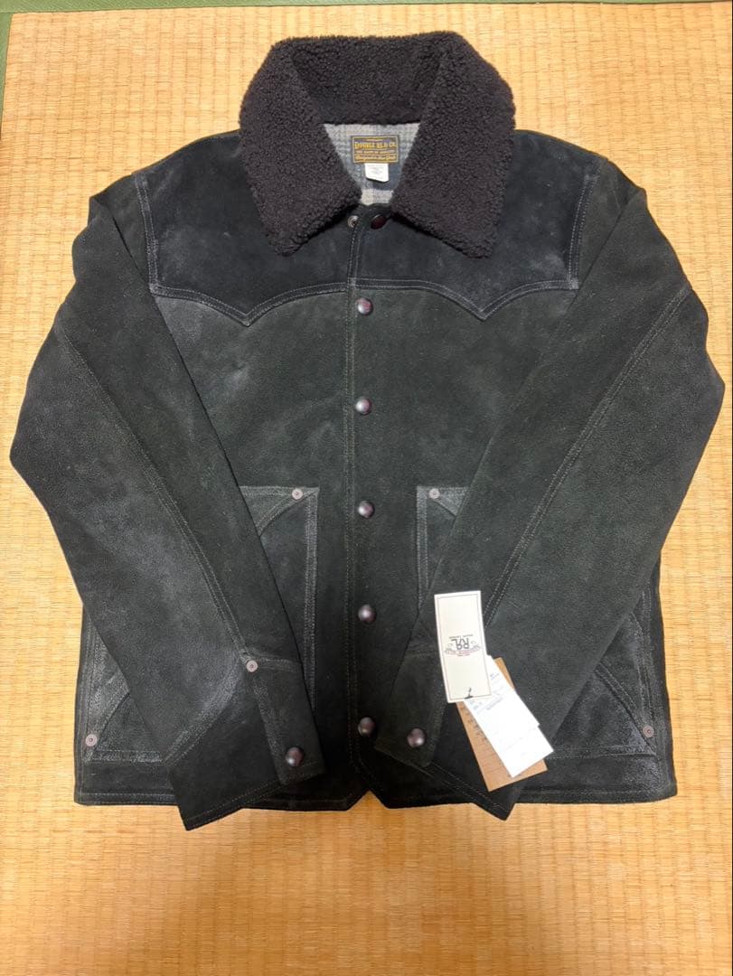 RRL ダブルアールエル シアリングカラー スエードウエスタンジャケット