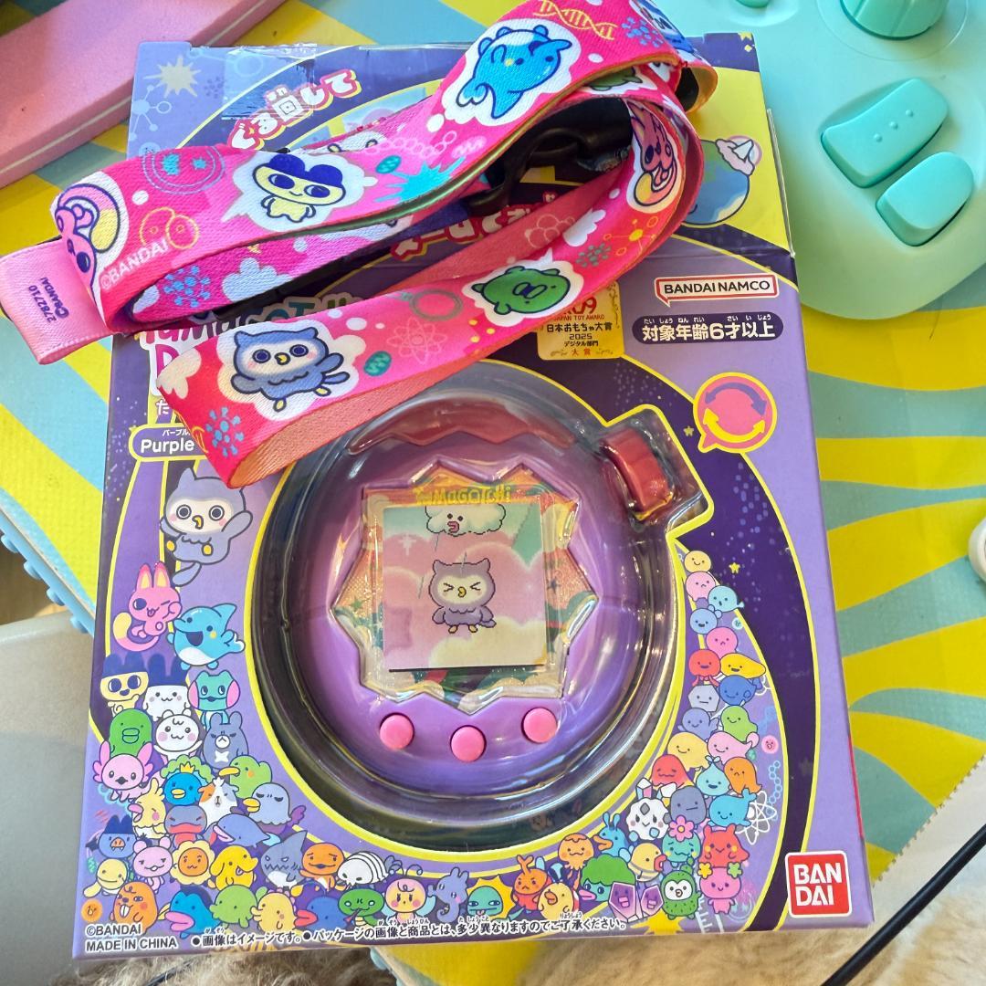 たまごっち パラダイス 本体 Purple Sky（ストラップ・アイテム付き）