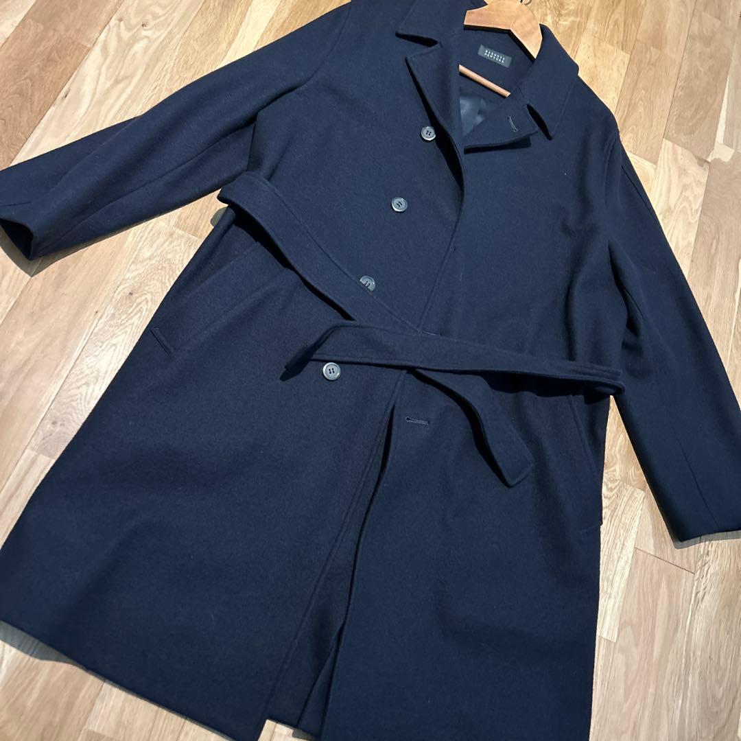 【BARNEYS NEW YORK 】ベルテッドロングコート