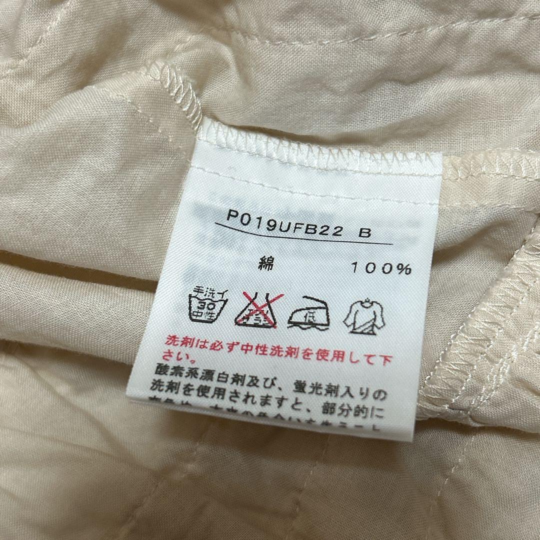ピンクハウス　未使用　総ピコフリル　ピンタック　リボン　綿ローンブラウス【Ｐ18