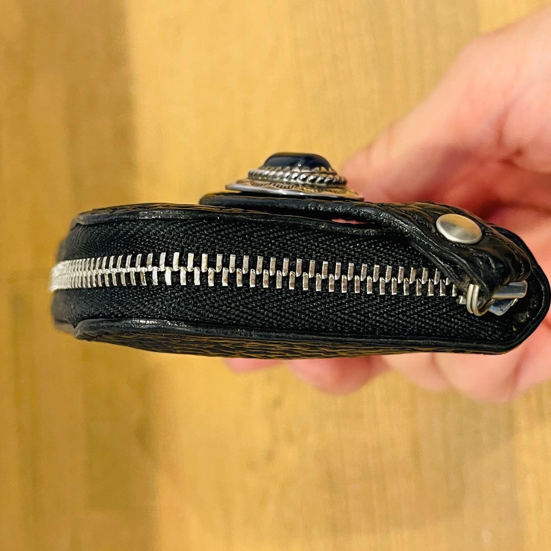 アルズニ　シャークレザー　ケース　小銭入れ　美品　メルカリ便