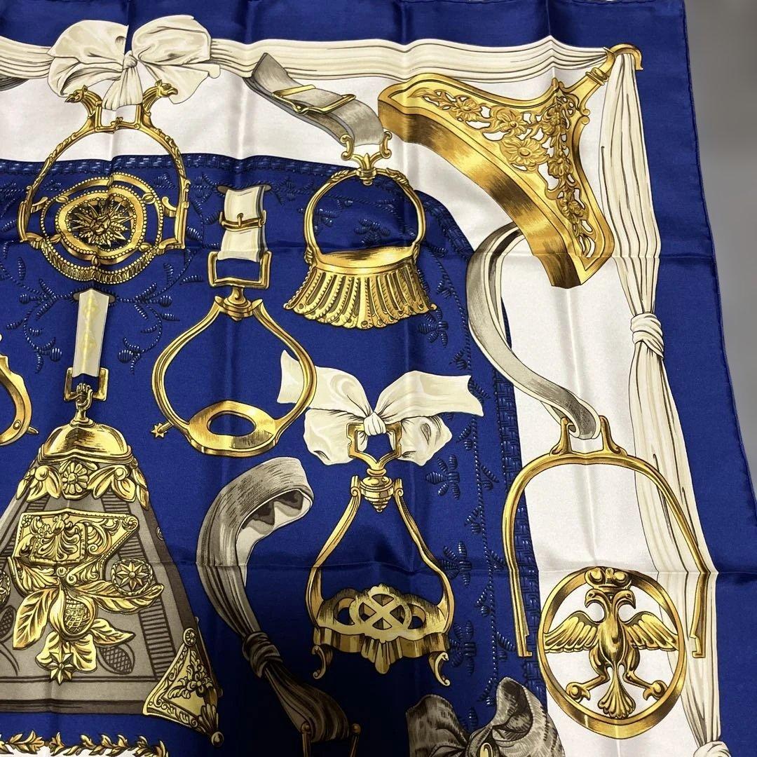 HERMES エルメス　スカーフ　カレ90 エトリエ