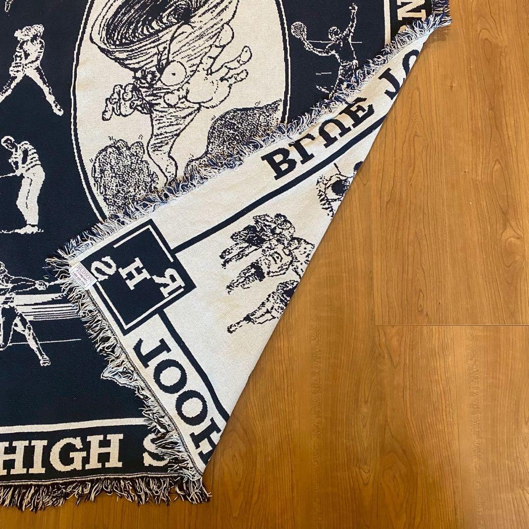 90s USA製 Richlands High School ヴィンテージラグ