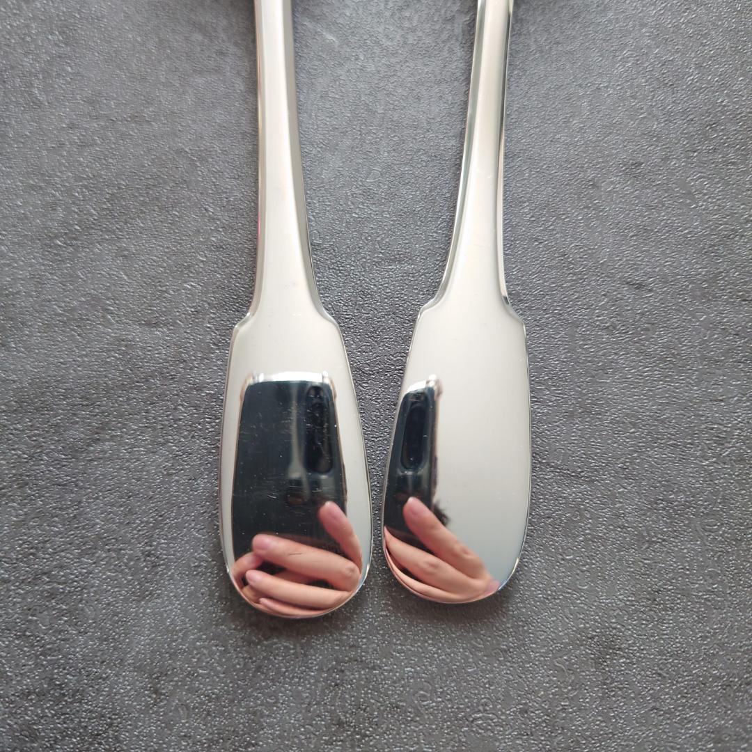 希少 美品 クリストフル クリュニー コンソメスプーン 2点