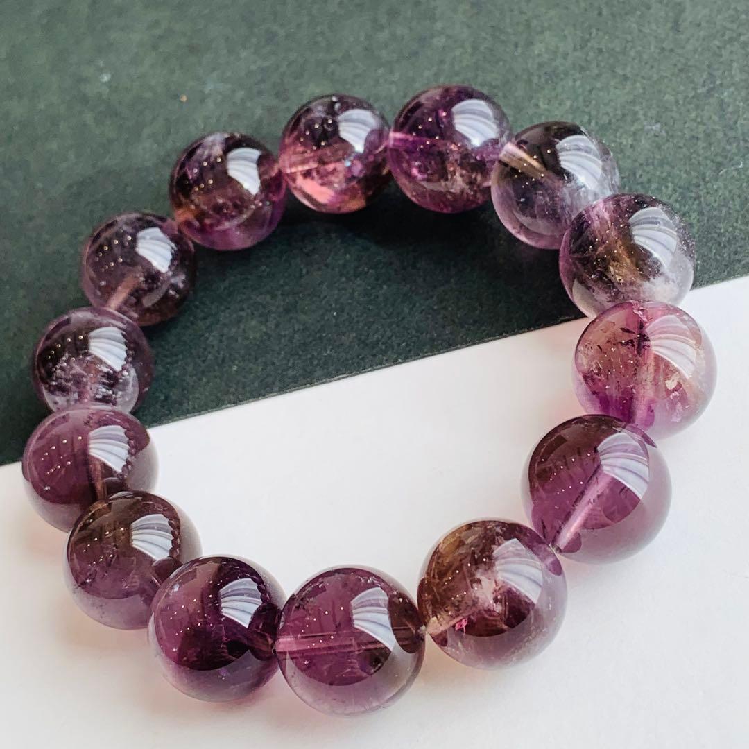 専用　オーラライト23 ブレスレット　パワーストーン15mm大珠　WG44