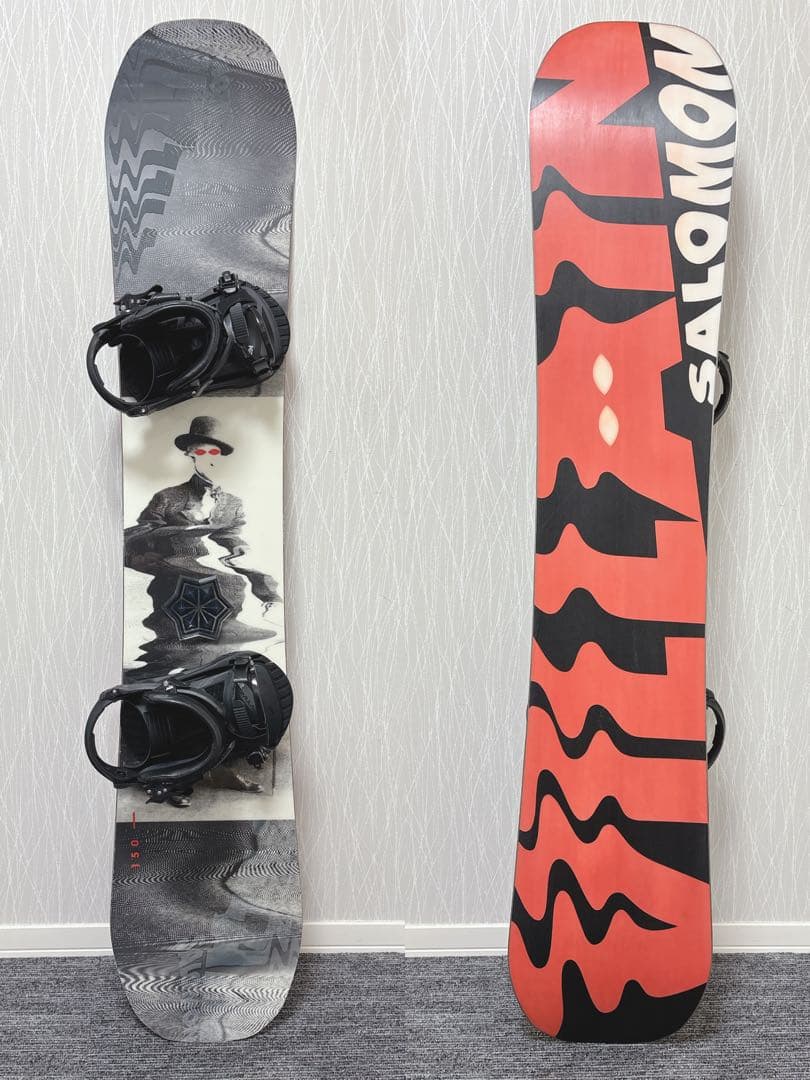46超豪華❗️サロモン×K2 メンズスノーボードセット★スノボ150cm+ビン付