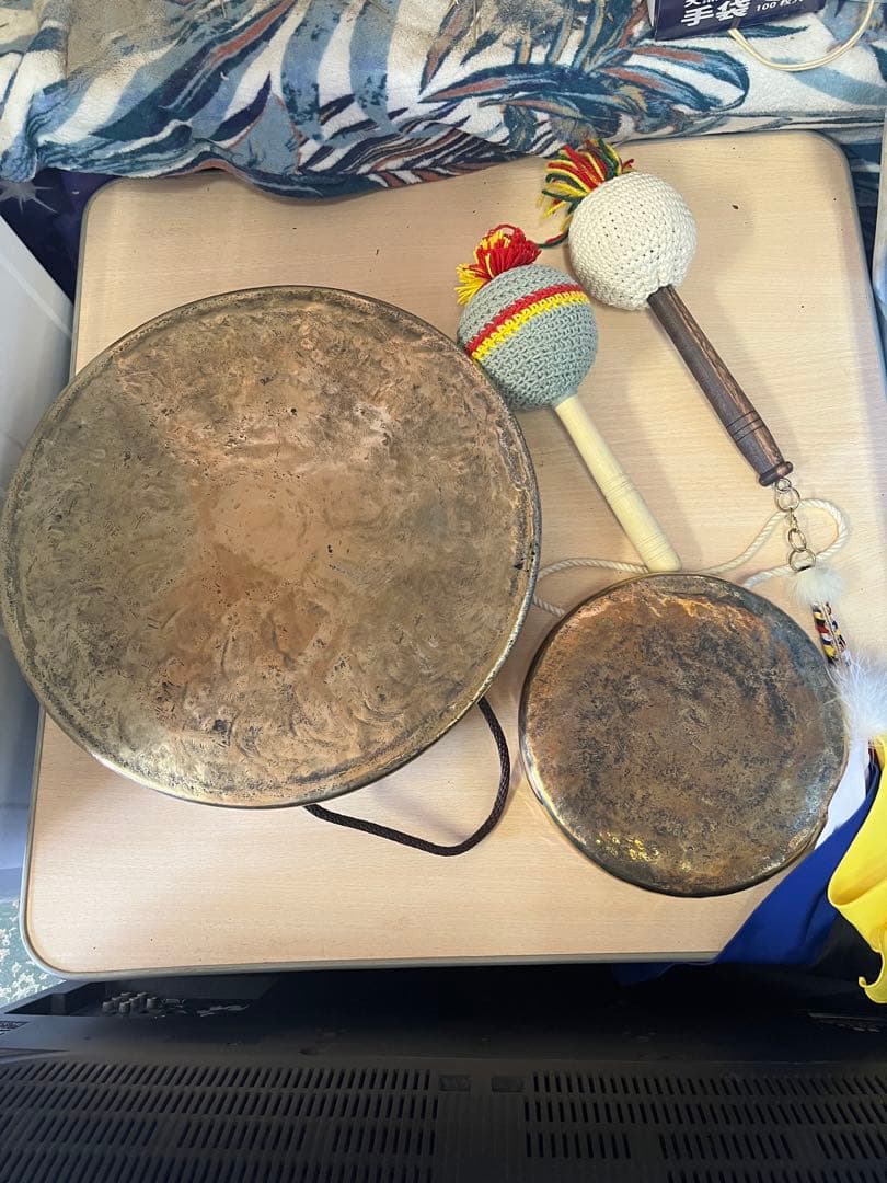 韓国楽器　ケンガリ　大小セット