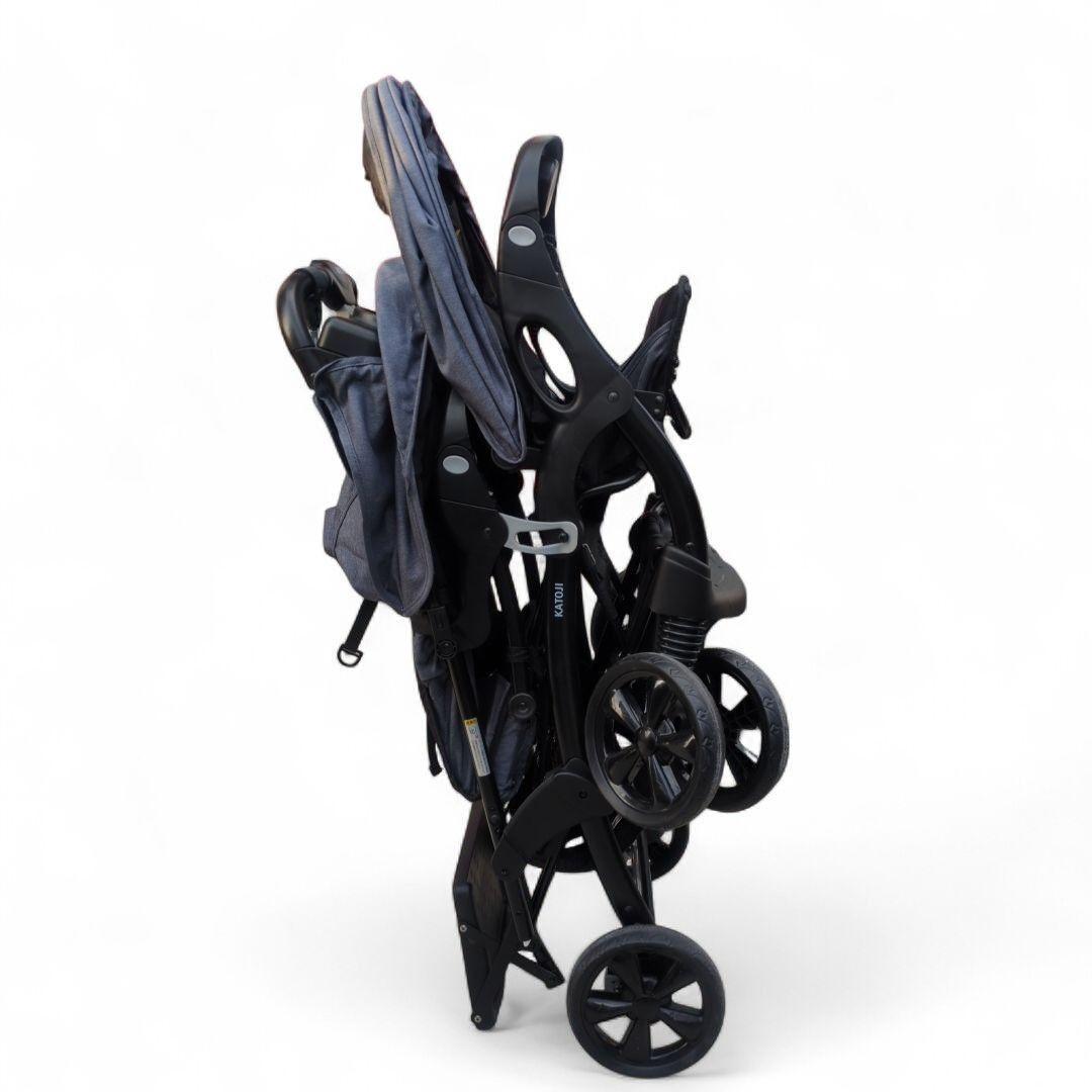 極美品 KATOJI ふたりでゴーDX 二人乗りベビーカー 軽量 カトージ