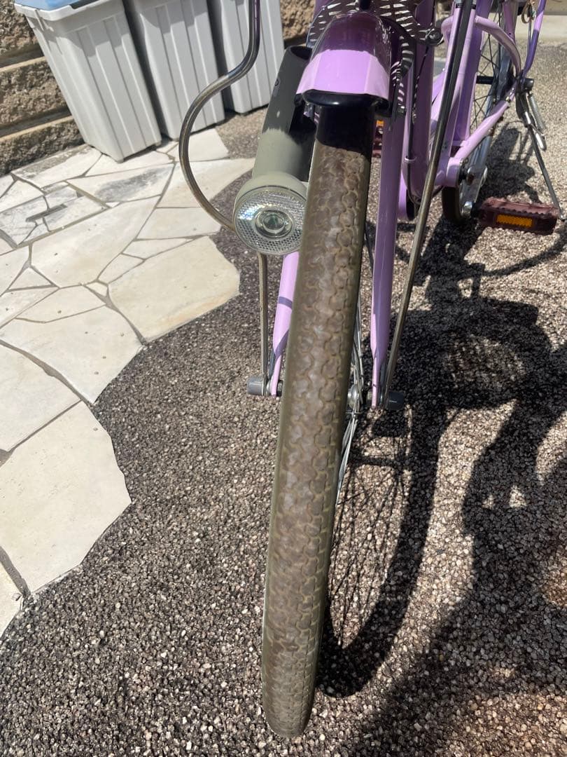 22インチ 女児自転車　ダイワサイクル　ラベンダー