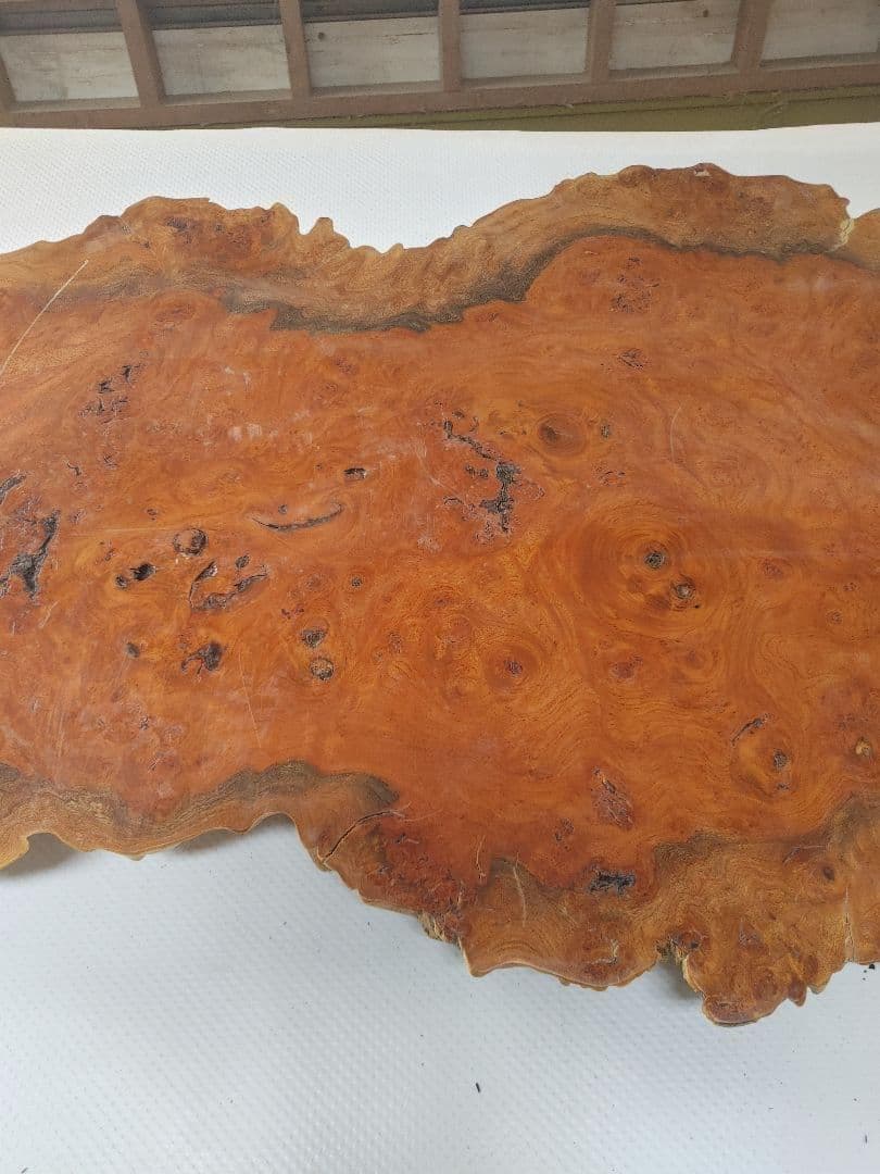 欅　ケヤキ　瘤　コブ　輪切　一枚板　花台　飾り台　銘木　無垢材/自然素材