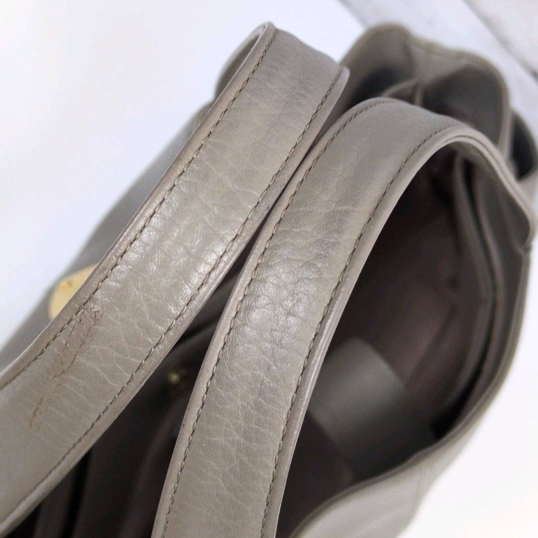 ATAO アタオ ファンクヴィ トートバッグ ハンドバッグ グレージュ シボ