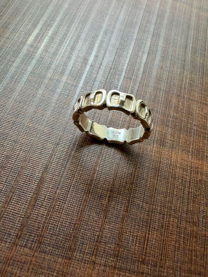 【完売品】Llife BOTTON BAND RING 18号