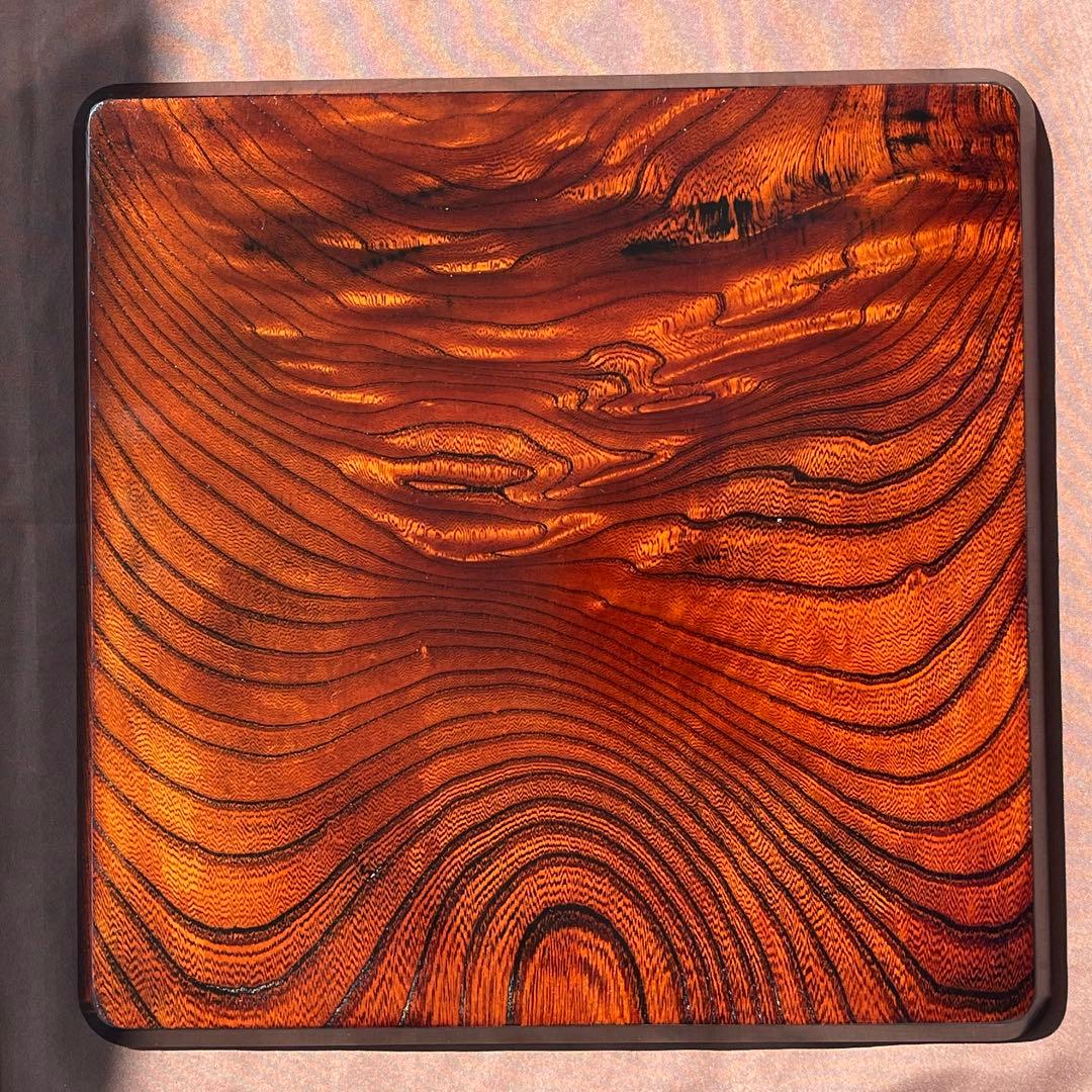 欅拭漆盆(けやきふきうるしぼん)306mm×306mm×20mm 折敷№9174