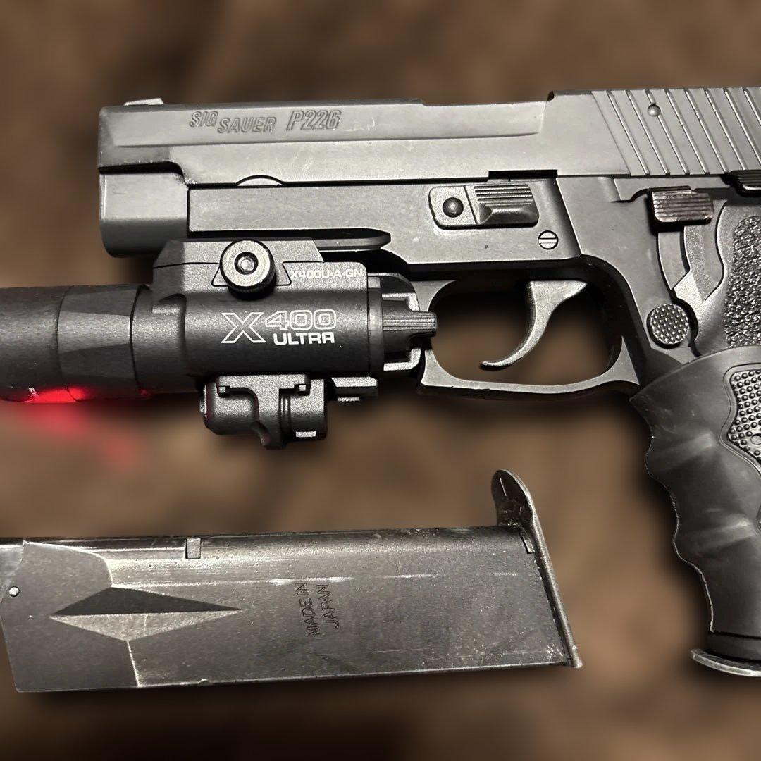 【超メルカリ祭限定価格】東京マルイ ガスブロ ジグ P226 E2 外装カスタム