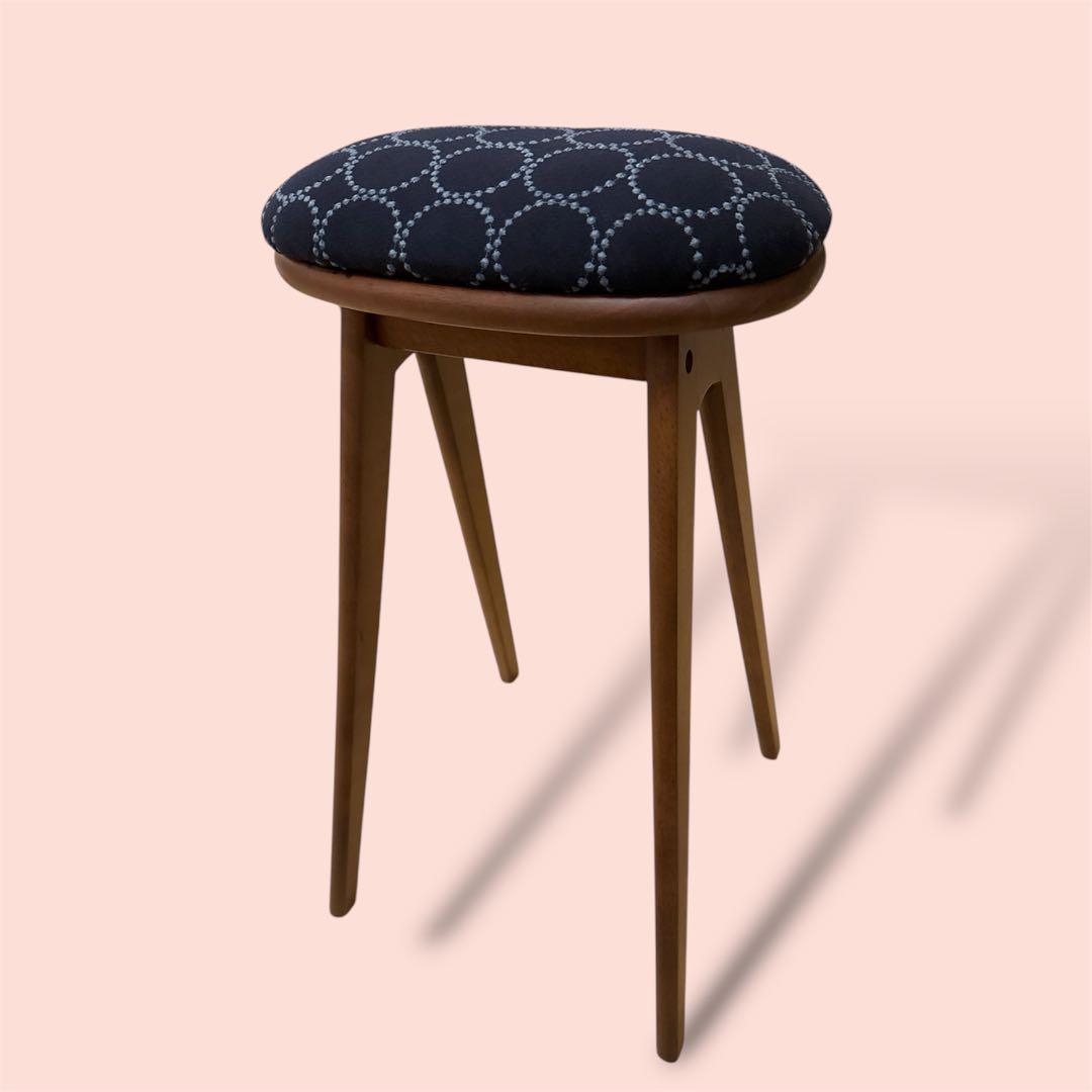 ミナペルホネン使用ハイスツール　イス　チェア 椅子　キッチンスツール　家具