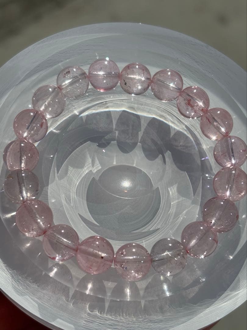 ピンクトパーズ ブレスレット 天然石