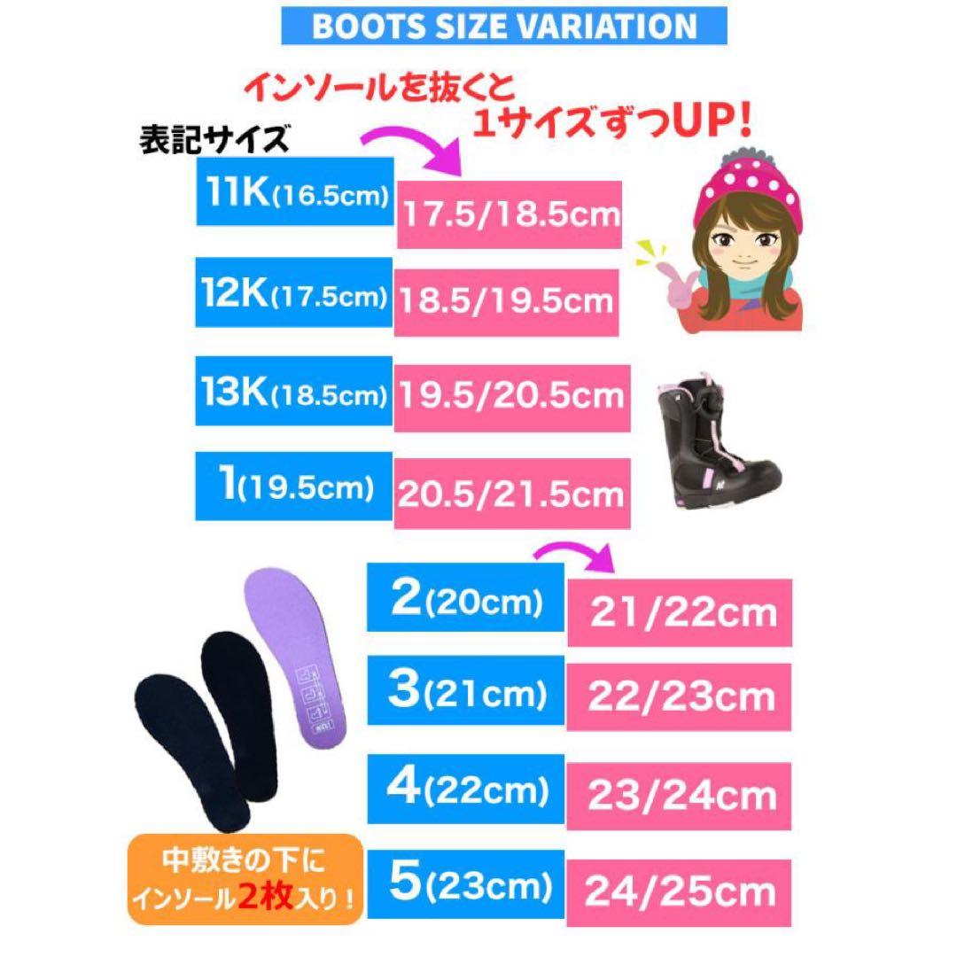 ５回使用 キッズスノーボード BURTON 115cm×バイン×BOAブーツ