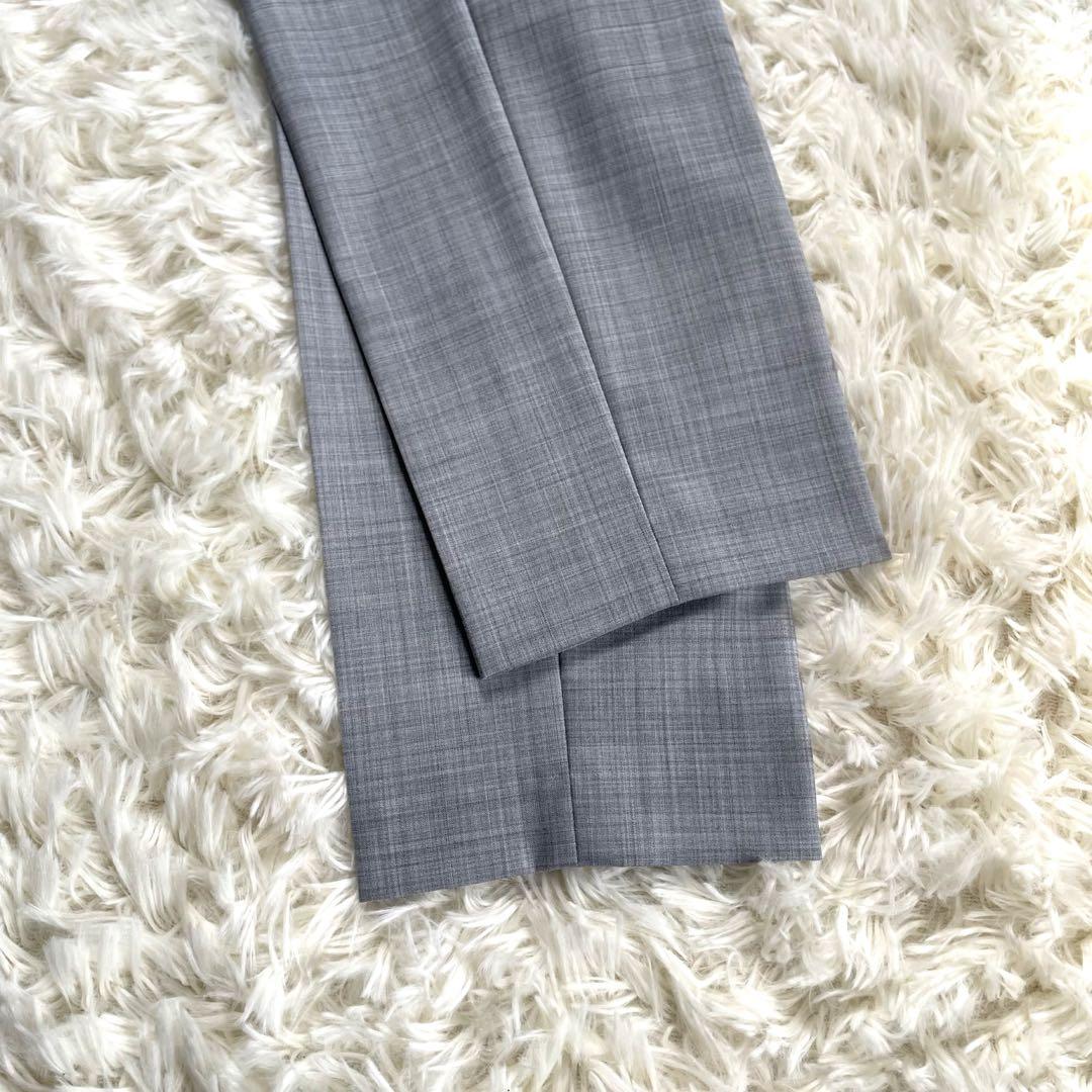 green label relaxingカチリカグレーノーラペルパンツスーツ