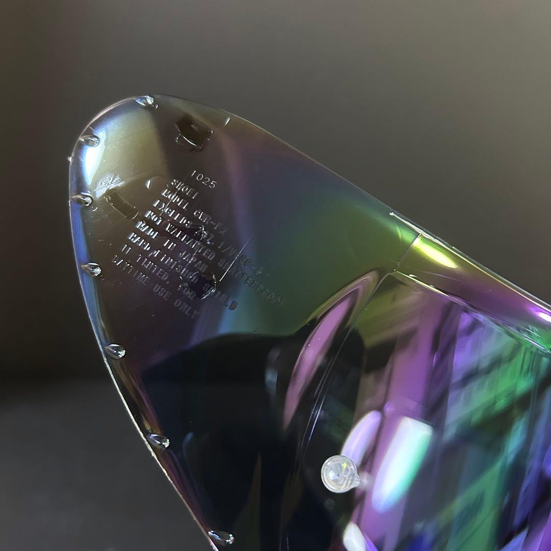 SHOEI 純正 CWR-F2 ミラーシールド チタンUV X-15 Z-8