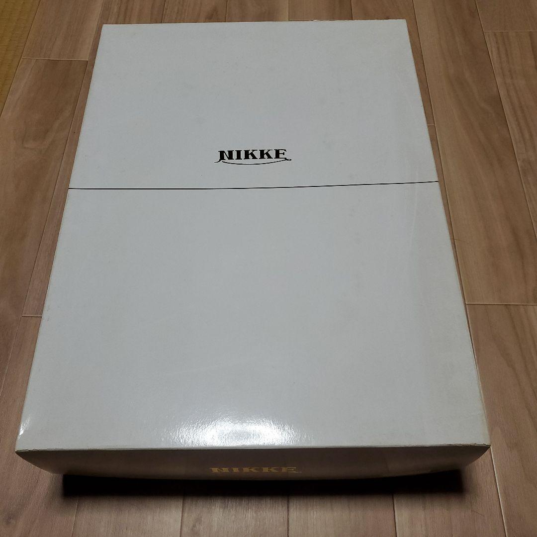 未使用 NIKKE レトロお洒落 縁柄カシミヤ入り毛布