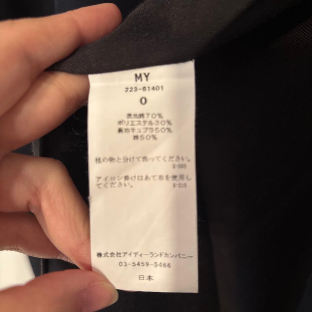 MY_ トレンチコート　ブラック