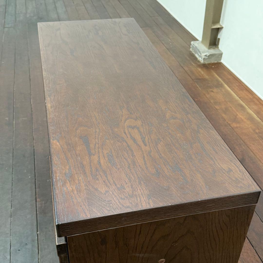 H21K70 上ヶ嶋木工 レスター コンパクトデスク キャビネット300