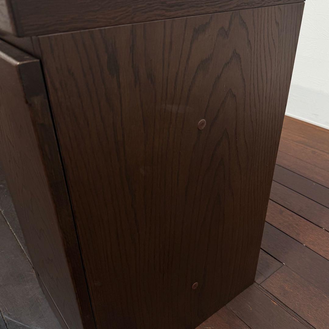 H21K70 上ヶ嶋木工 レスター コンパクトデスク キャビネット300