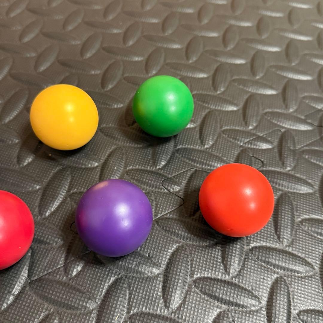 WAKU ワク 童具館 カラーボール 知育玩具 木製 お椀 玉 6色 遊び