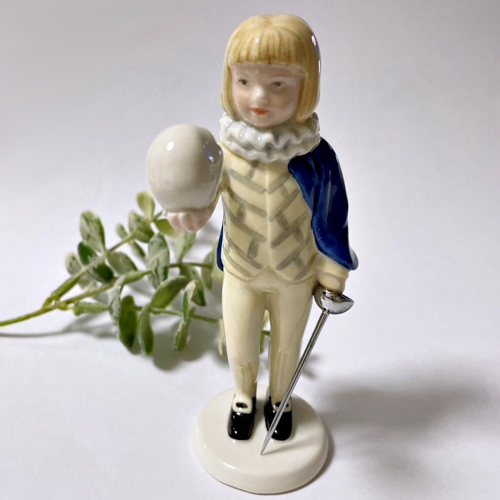 ロイヤルコペンハーゲン 2006年 シェイクスピア ハムレット フィギュリン