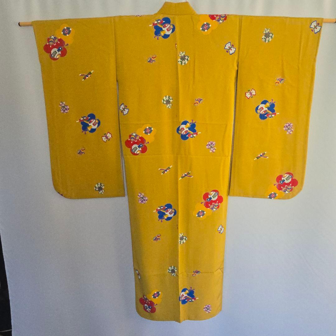 七五三 7歳 お着物セット 着物 作り帯 長襦袢 帯締め 帯揚げ しごき 草履