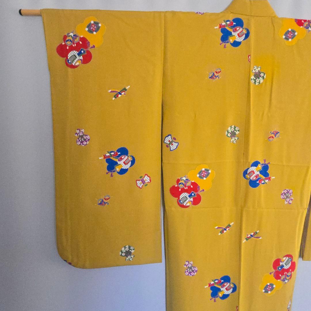 七五三 7歳 お着物セット 着物 作り帯 長襦袢 帯締め 帯揚げ しごき 草履