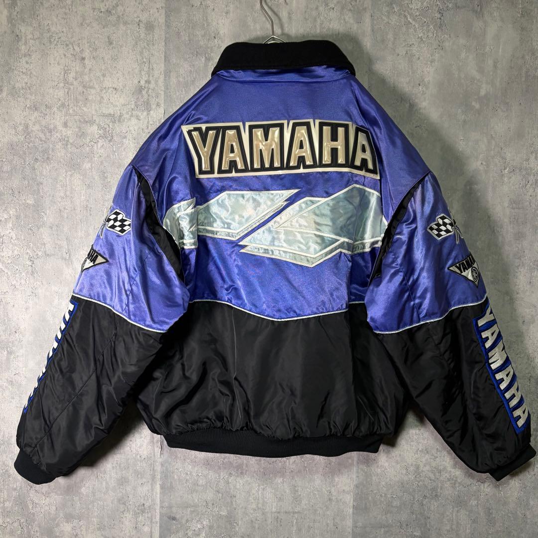 当時物 YAMAHA レーシング ブルゾン 防寒 中綿