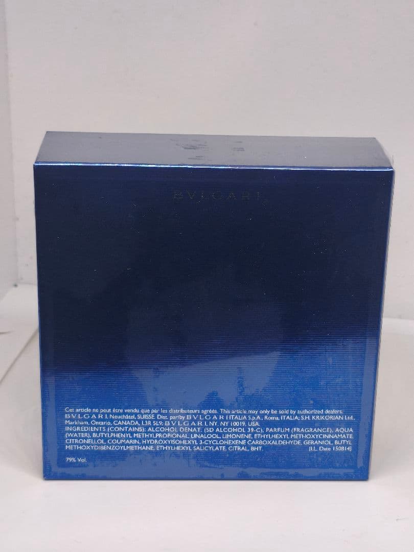日本語ラベル　フィルム付き未開封　ブルガリ　ブルー　プールオム　50ml