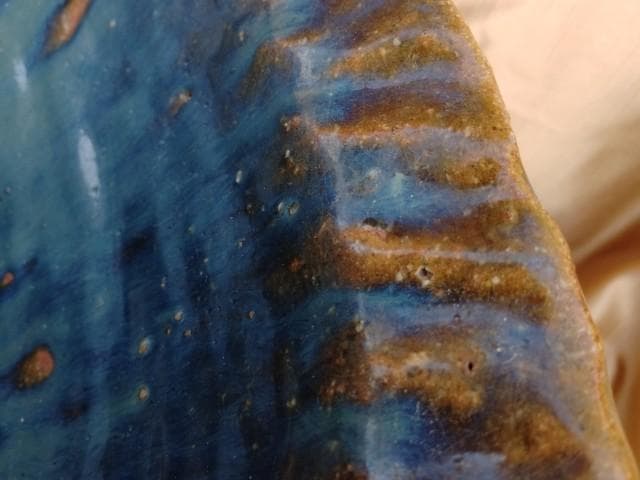 水鉢・睡蓮鉢　雄大　粗々・荒々しさ　繊細　 42x20cm