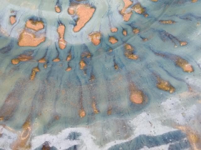 水鉢・睡蓮鉢　雄大　粗々・荒々しさ　繊細　 42x20cm